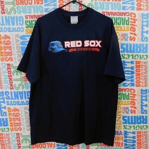 Vintage Boston Red Sox T Shirt Size XL NWT Hat Graphic Spellout Y2K